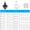 BMT45 Turret Tool Holders 0 Степень, управляемый живым держателем инструментов ER25